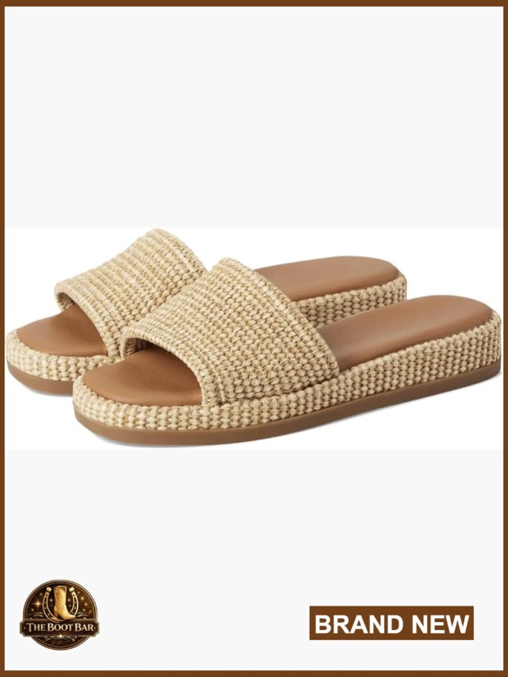 Platform Espadrilles Slip On Wedge Sandals Cute Summer Raffia Beach Shoes